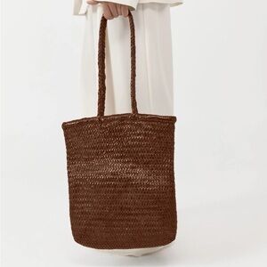Brand new. St. Agni Bagu Woven Tote - Antique Tan